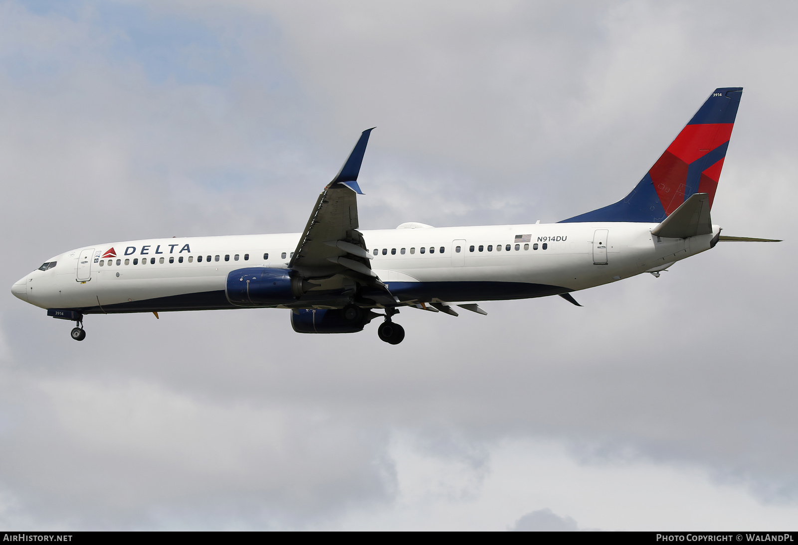 Aircraft Photo of N914DU | Boeing 737-932/ER | Delta Air Lines | AirHistory.net #828782