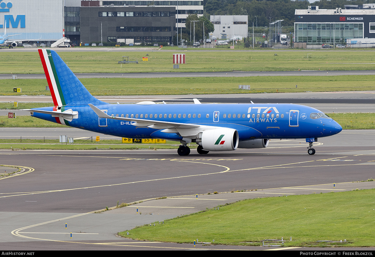 Aircraft Photo of EI-HLE | Airbus A220-100 (BD-500-1A10) | ITA Airways | AirHistory.net #828788