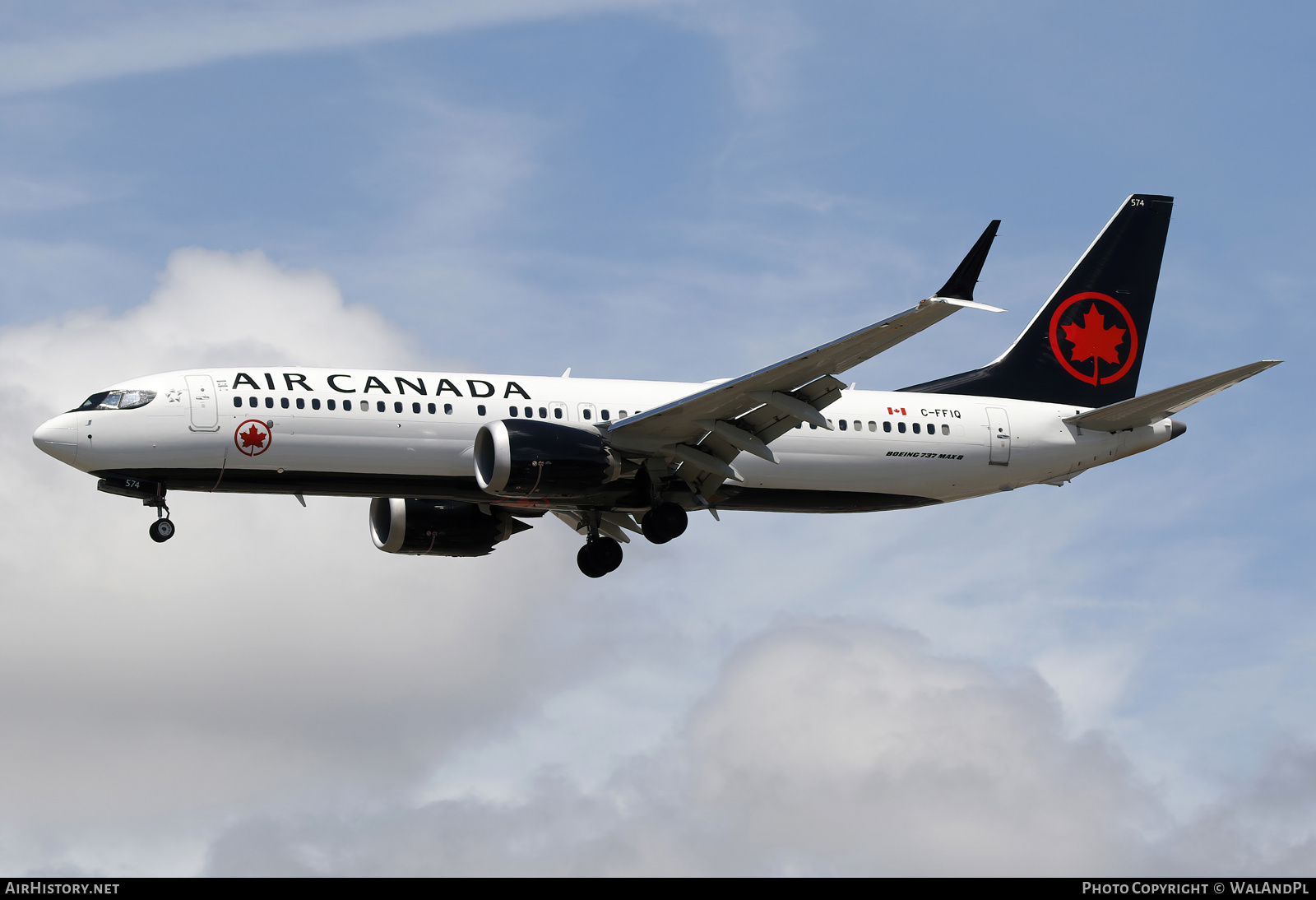 Aircraft Photo of C-FFIQ | Boeing 737-8 Max 8 | Air Canada | AirHistory.net #828794