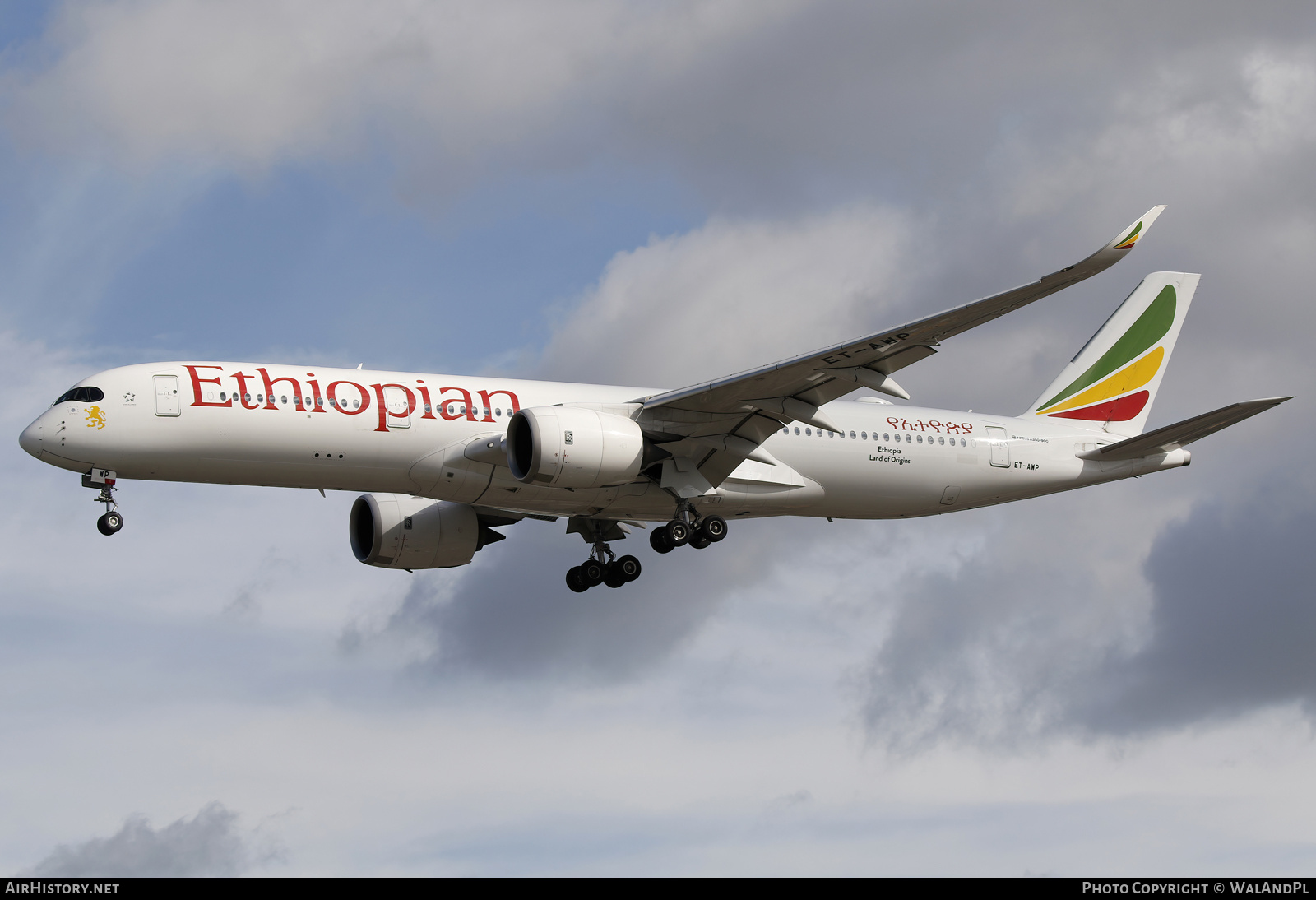 Aircraft Photo of ET-AWP | Airbus A350-941 | Ethiopian Airlines | AirHistory.net #828865