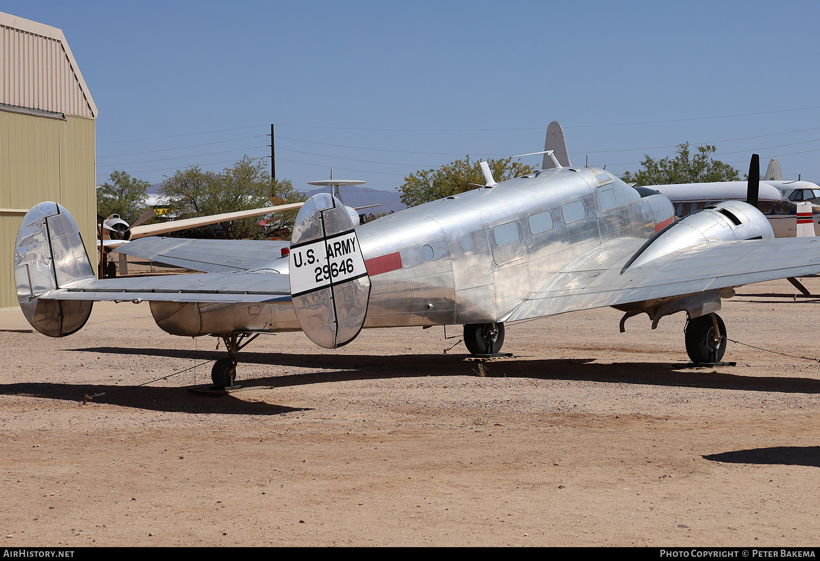 Aircraft Photo of 29646 | Beech UC-45J Expeditor | USA - Army | AirHistory.net #828897