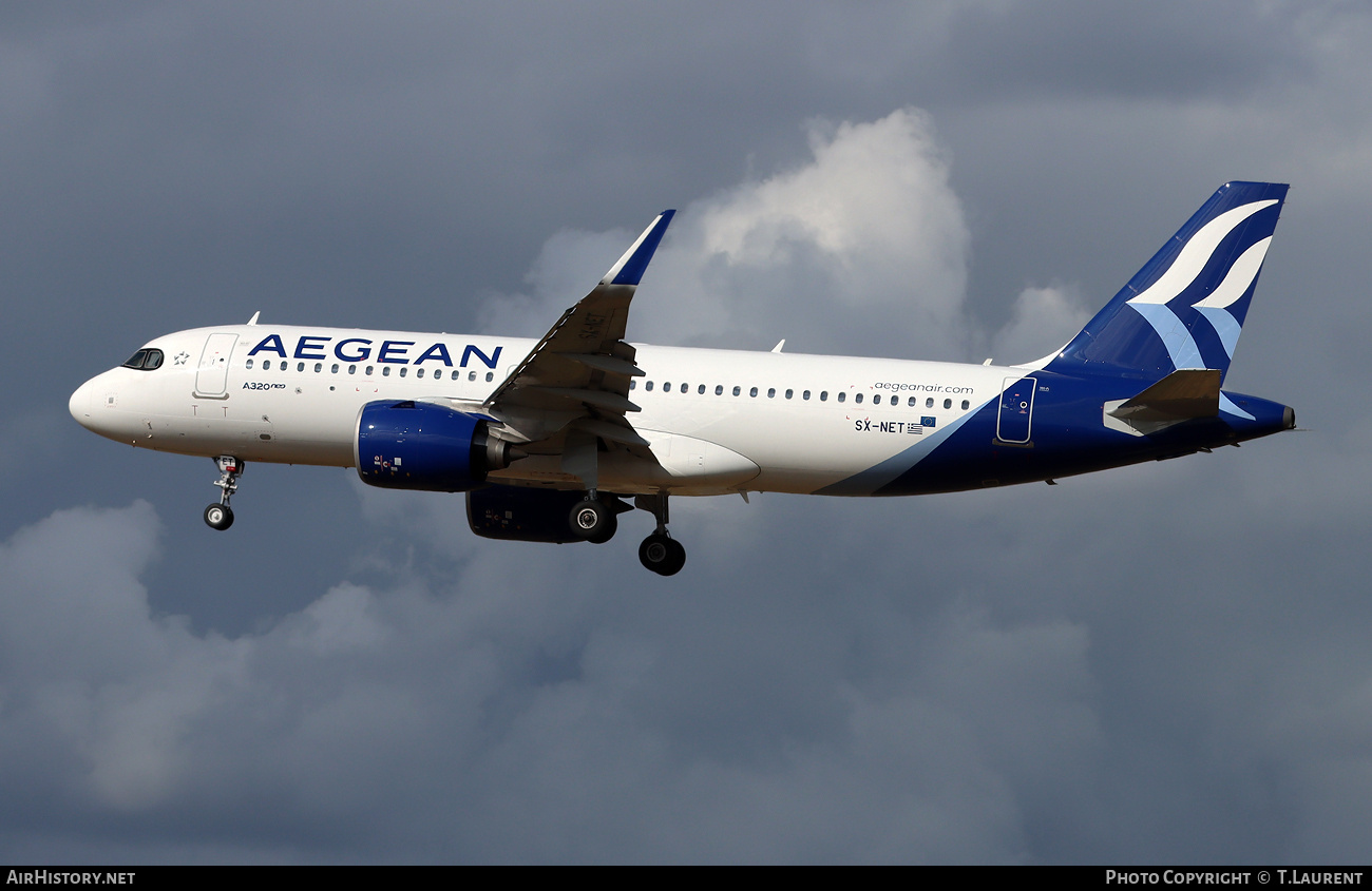 Aircraft Photo of SX-NET | Airbus A320-271N | Aegean Airlines | AirHistory.net #828903