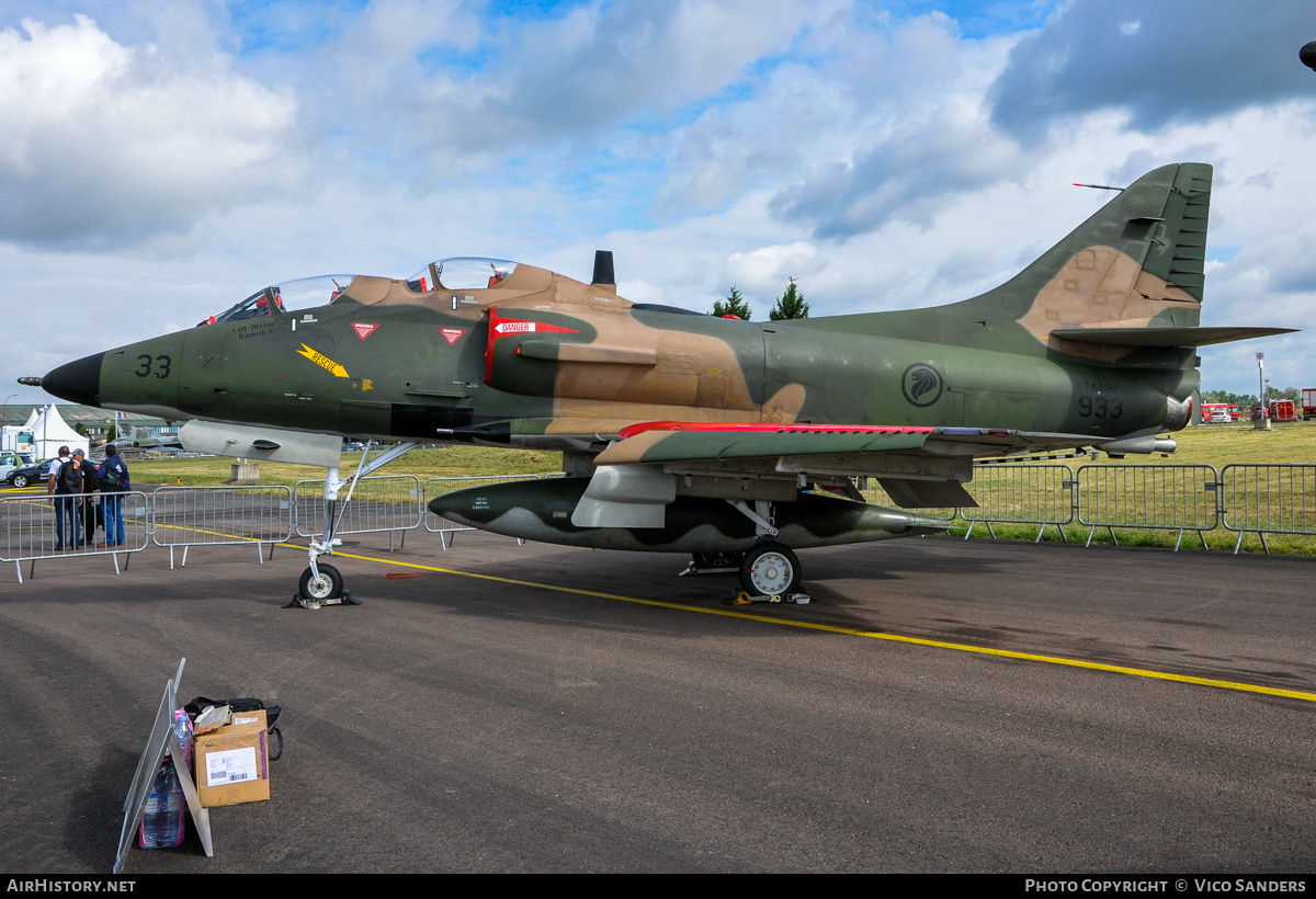 Aircraft Photo of 933 | McDonnell Douglas TA-4SU Skyhawk | Singapore - Air Force | AirHistory.net #828916