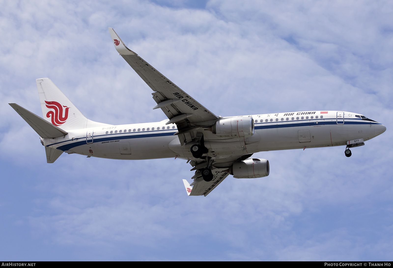 Aircraft Photo of B-1977 | Boeing 737-89L | Air China | AirHistory.net #828921