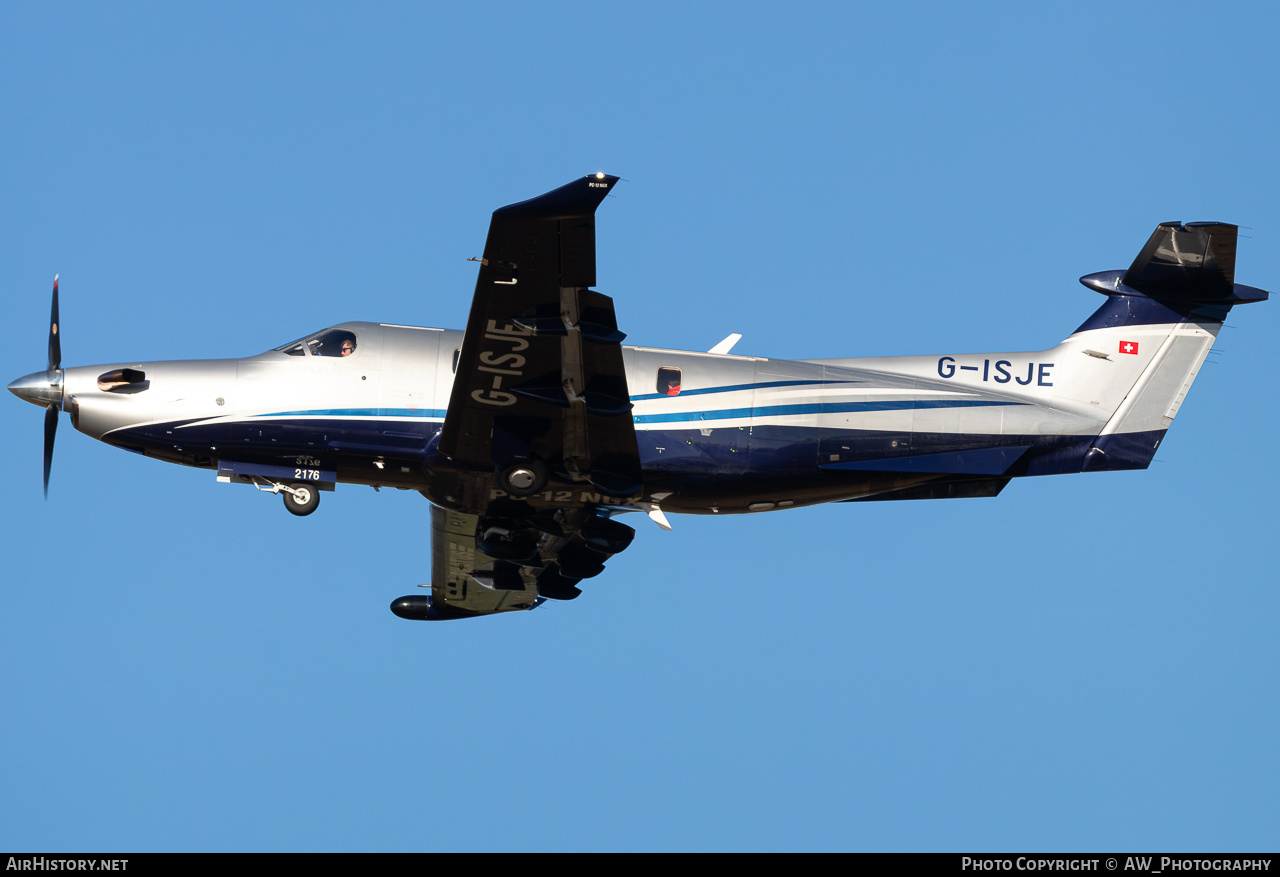 Aircraft Photo of G-ISJE | Pilatus PC-12NGX (PC-12/47E) | AirHistory.net #828929