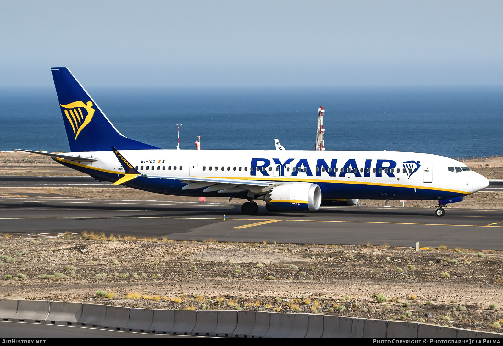 Aircraft Photo of EI-IGO | Boeing 737-8200 Max 200 | Ryanair | AirHistory.net #828931