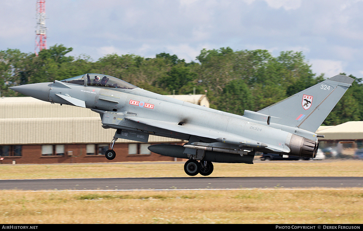 Aircraft Photo of ZK324 | Eurofighter EF-2000 Typhoon FGR4 | UK - Air Force | AirHistory.net #828972
