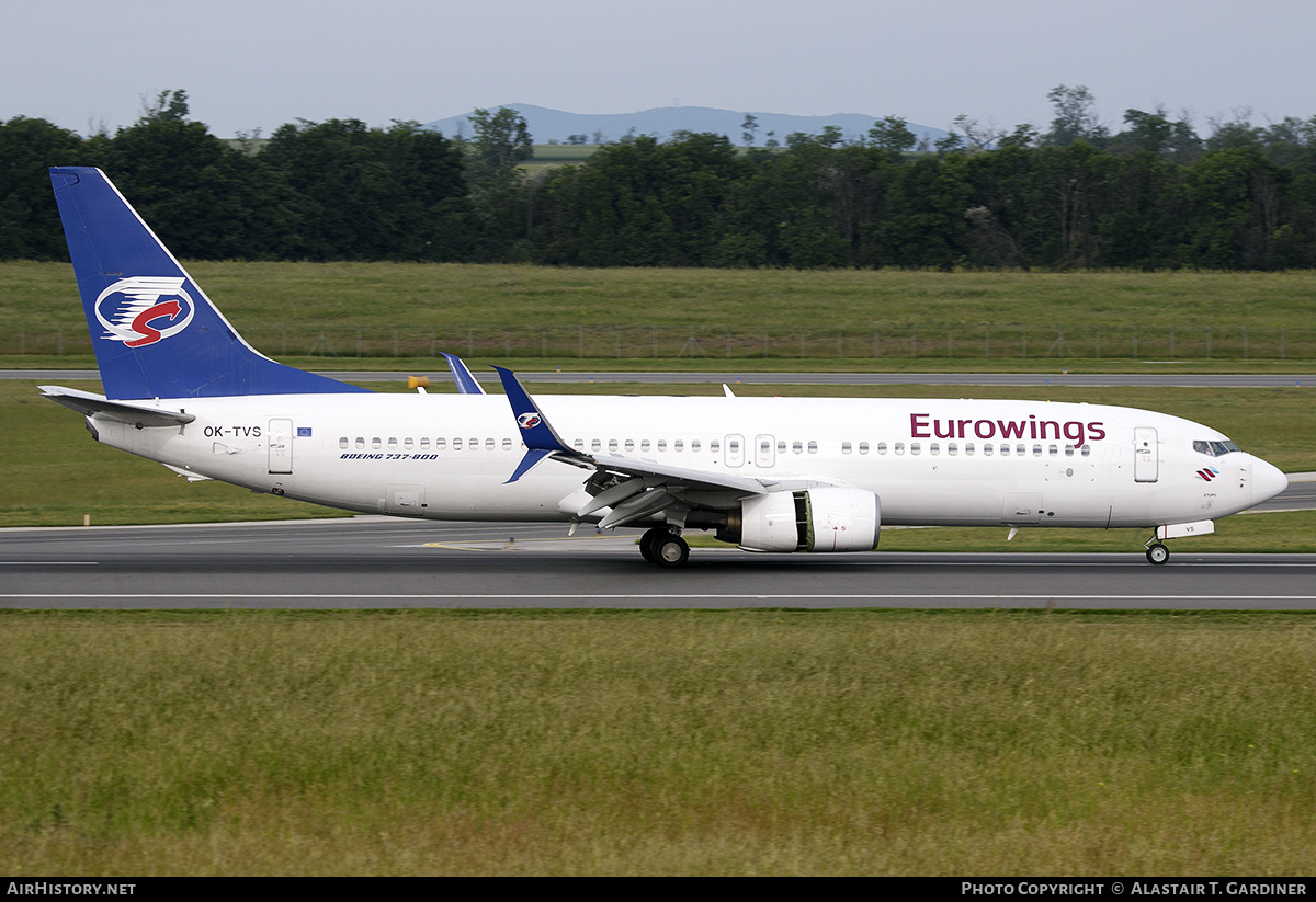 Aircraft Photo of OK-TVS | Boeing 737-86N | Eurowings | AirHistory.net #829003