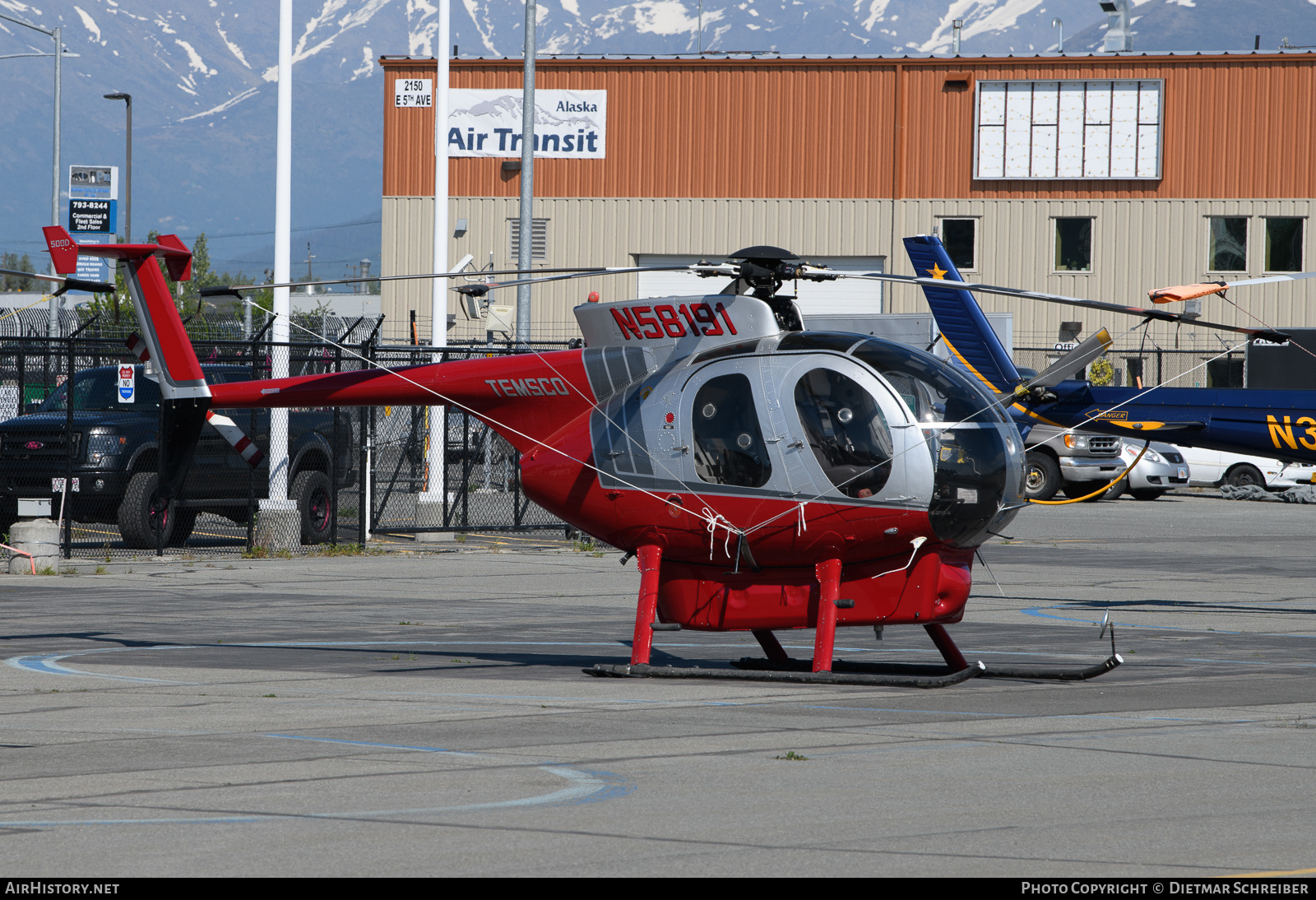 Aircraft Photo of N58191 | Hughes 500D (369D) | Temsco Helicopters | AirHistory.net #829064