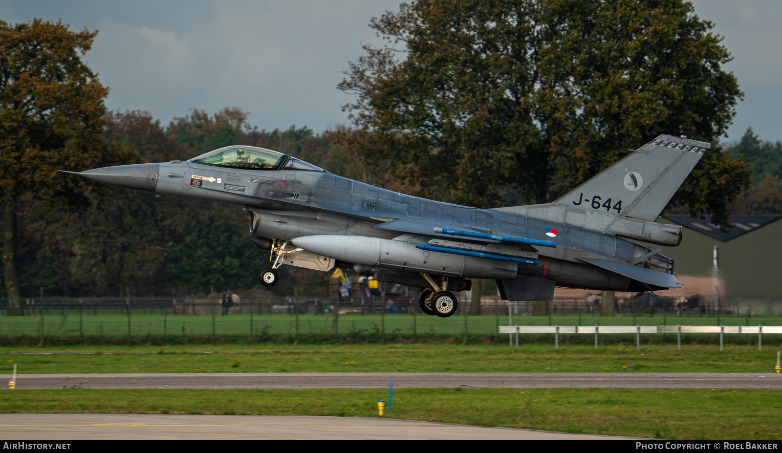 Aircraft Photo of J-644 | General Dynamics F-16AM Fighting Falcon | Netherlands - Air Force | AirHistory.net #829085