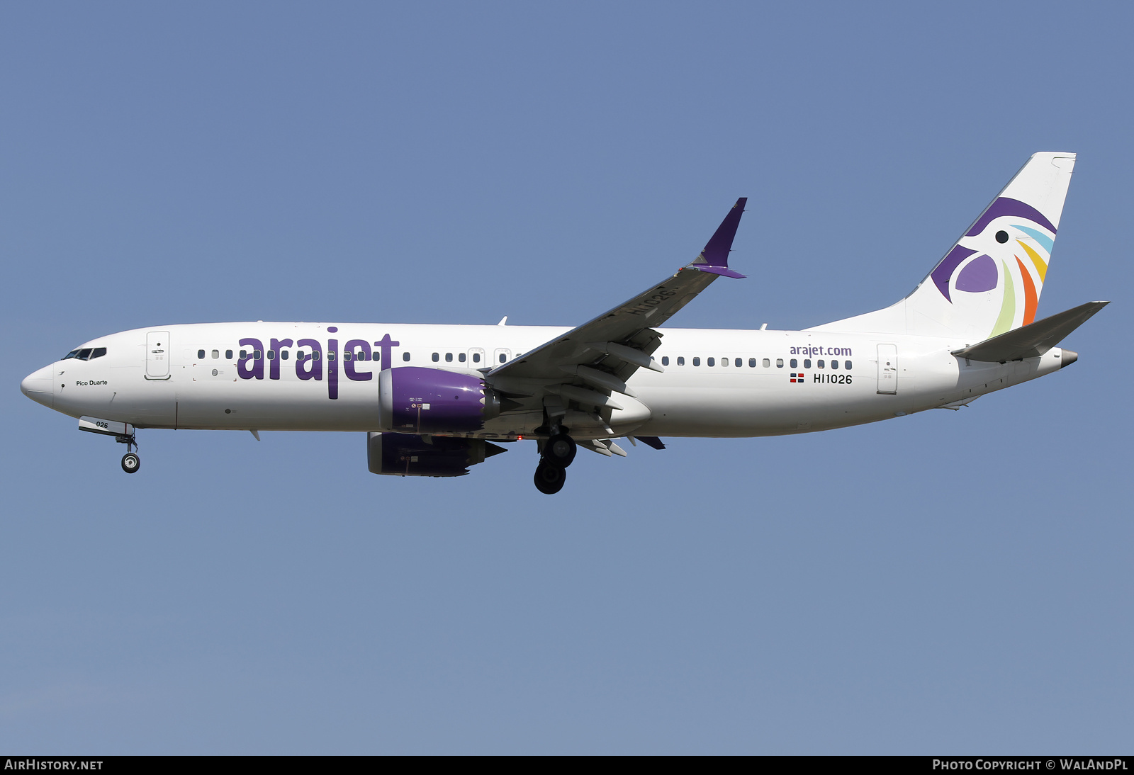 Aircraft Photo of HI1026 | Boeing 737-8 Max 8 | Arajet | AirHistory.net #829098