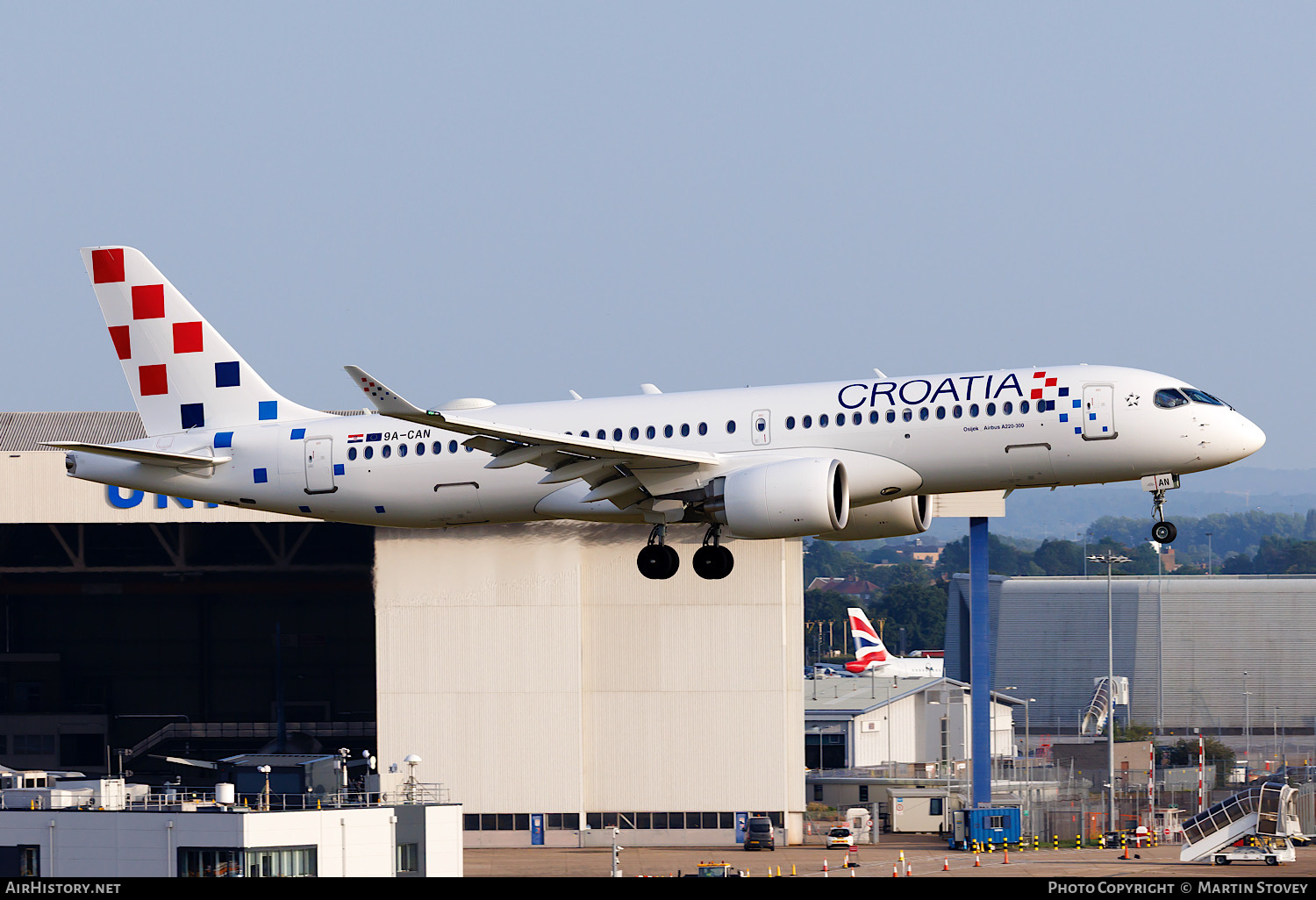 Aircraft Photo of 9A-CAN | Airbus A220-300 (BD-500-1A11) | Croatia Airlines | AirHistory.net #829124