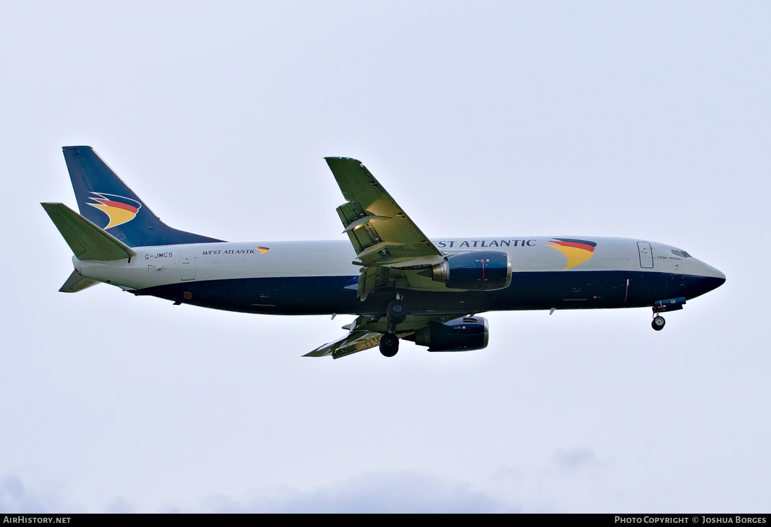 Aircraft Photo of G-JMCS | Boeing 737-4Y0(SF) | West Atlantic Cargo Airlines | AirHistory.net #829133