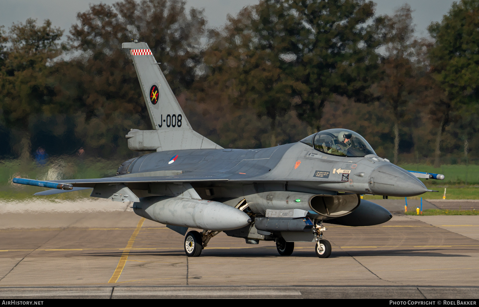 Aircraft Photo of J-008 | General Dynamics F-16AM Fighting Falcon | Netherlands - Air Force | AirHistory.net #829134