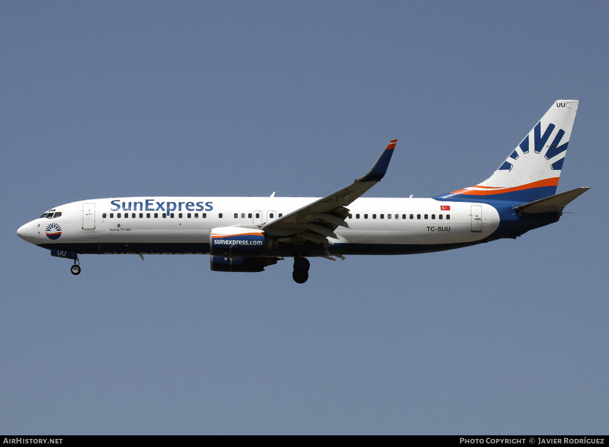 Aircraft Photo of TC-SUU | Boeing 737-86Q | SunExpress | AirHistory.net #829145
