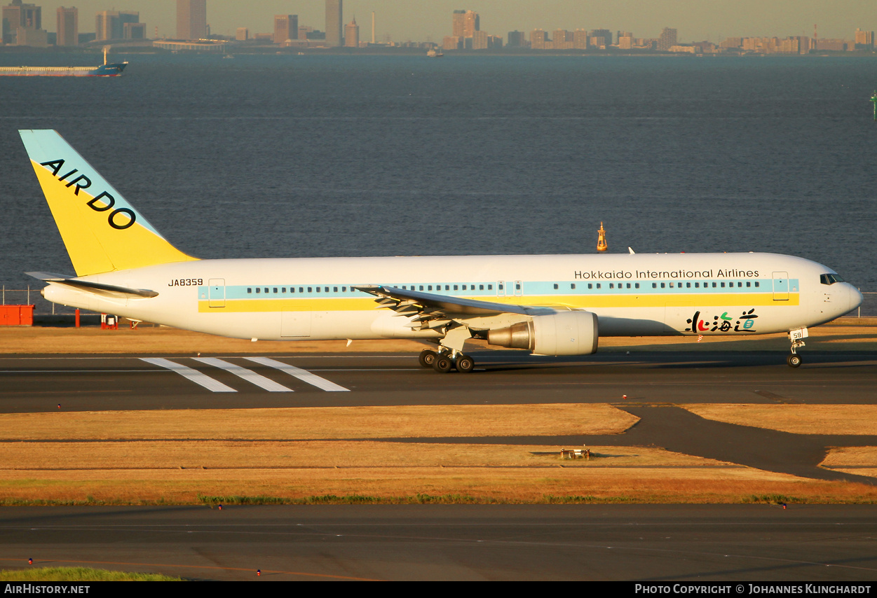 Aircraft Photo of JA8359 | Boeing 767-381 | Air Do - Hokkaido International Airlines | AirHistory.net #829210