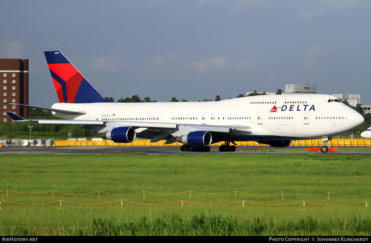 Aircraft Photo of N672US | Boeing 747-451 | Delta Air Lines | AirHistory.net #829280