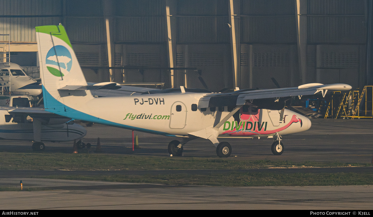 Aircraft Photo of PJ-DVH | De Havilland Canada DHC-6-300 Twin Otter | Divi Divi Air | AirHistory.net #829294