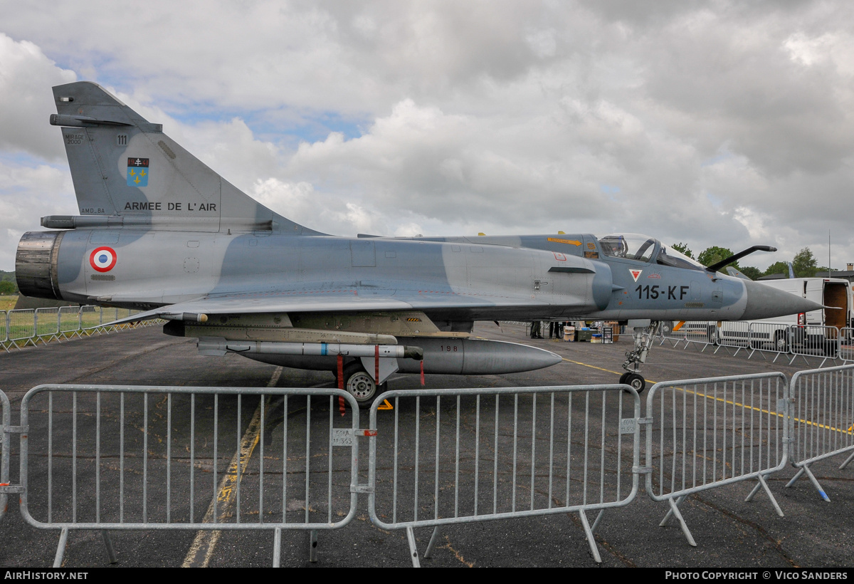 Aircraft Photo of 111 | Dassault Mirage 2000C | France - Air Force | AirHistory.net #829296