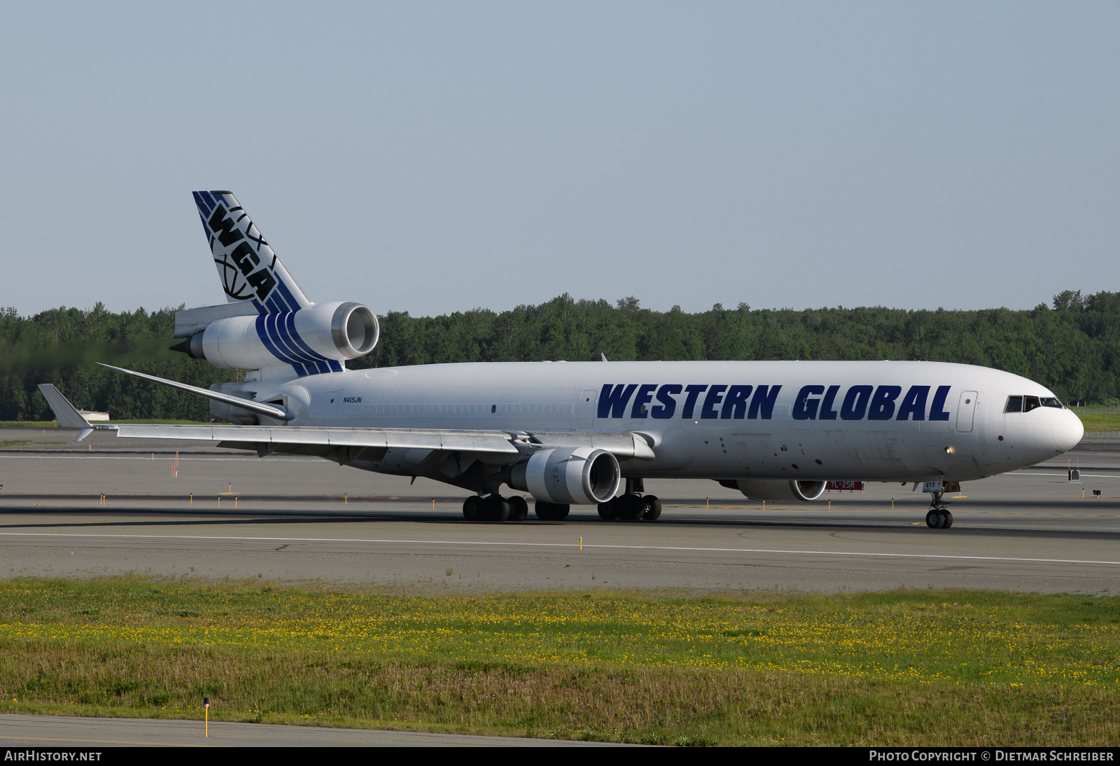 Aircraft Photo of N415JN | McDonnell Douglas MD-11F | Western Global Airlines - WGA | AirHistory.net #829314