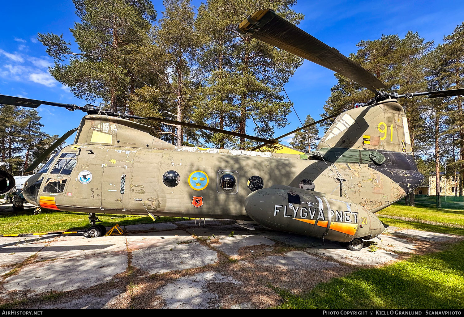Aircraft Photo of 04451 | Boeing Vertol Hkp 4A | Sweden - Air Force | AirHistory.net #829350