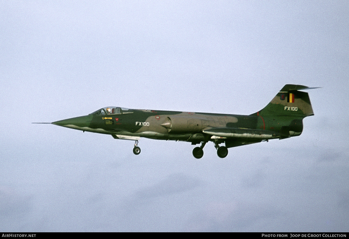 Aircraft Photo of FX100 | Lockheed F-104G Starfighter | Belgium - Air Force | AirHistory.net #829382