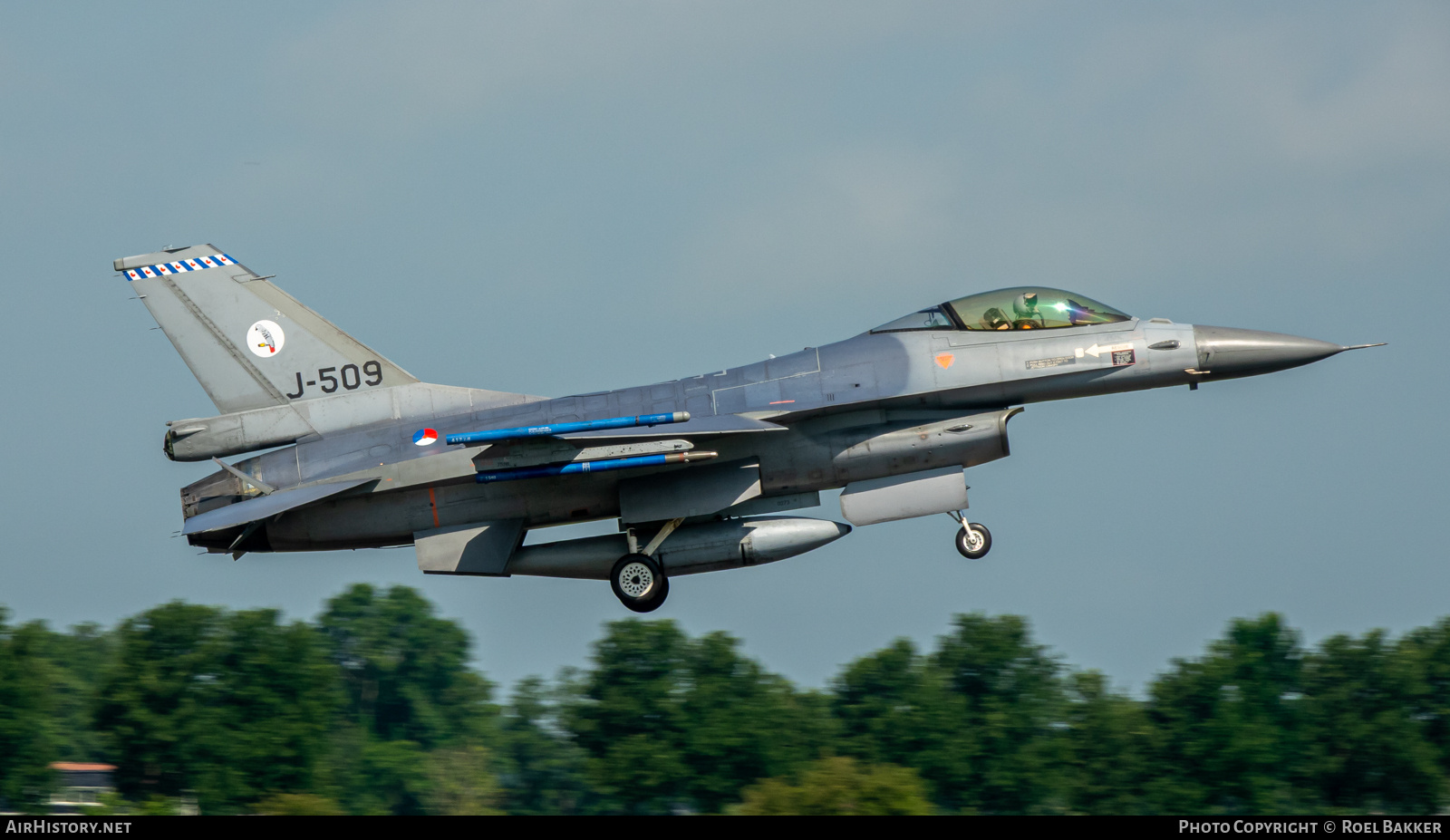 Aircraft Photo of J-509 | General Dynamics F-16AM Fighting Falcon | Netherlands - Air Force | AirHistory.net #829406