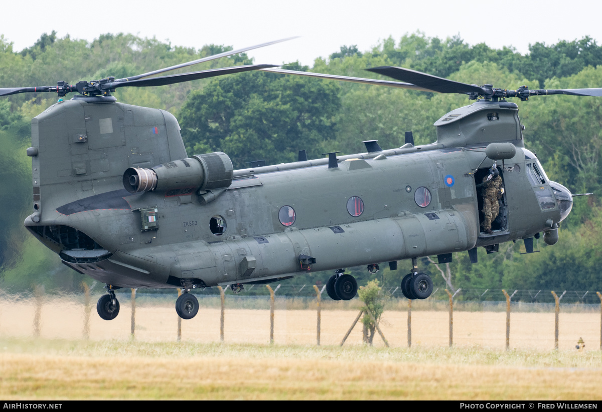 Aircraft Photo of ZK553 | Boeing Chinook HC6 (352) | UK - Air Force | AirHistory.net #829409