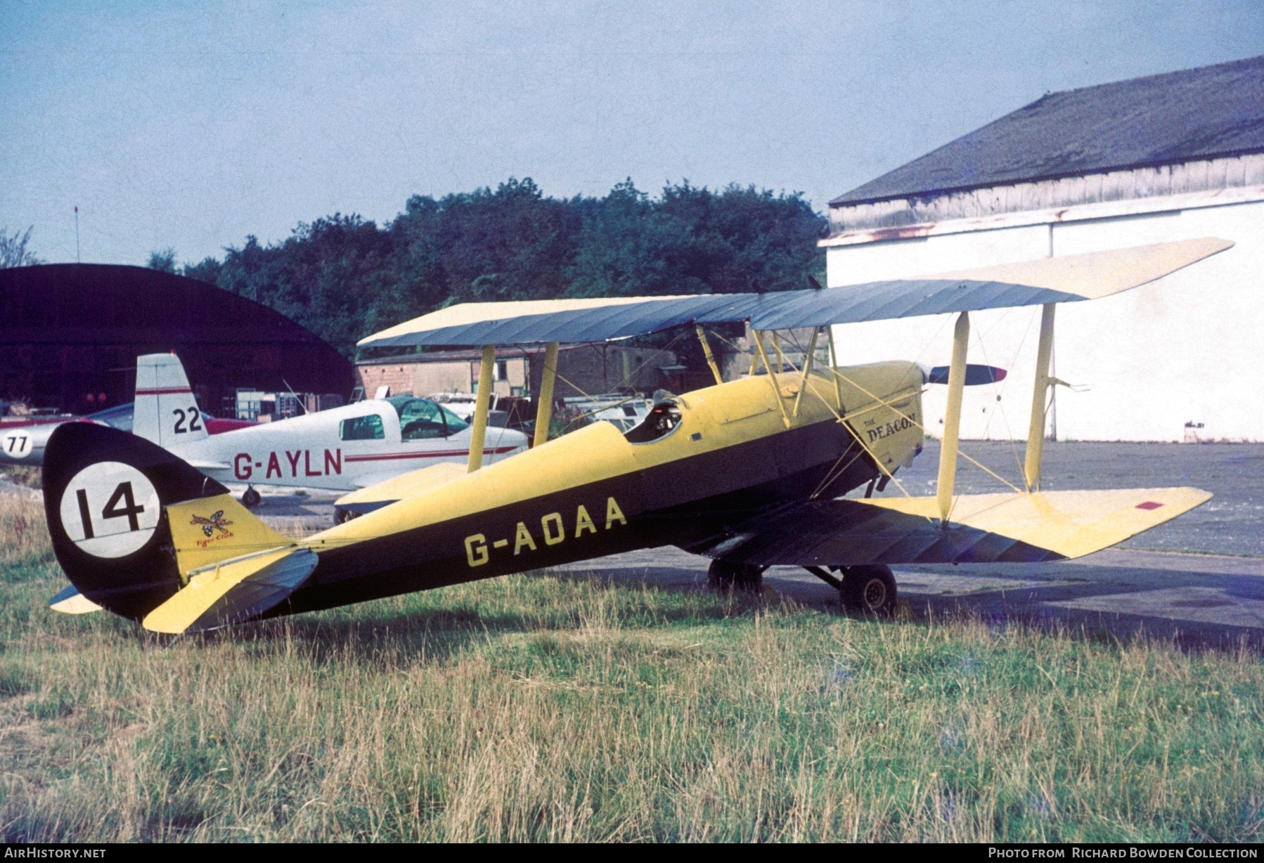 Aircraft Photo of G-AOAA | De Havilland D.H. 82A Tiger Moth II | The Tiger Club | AirHistory.net #829415