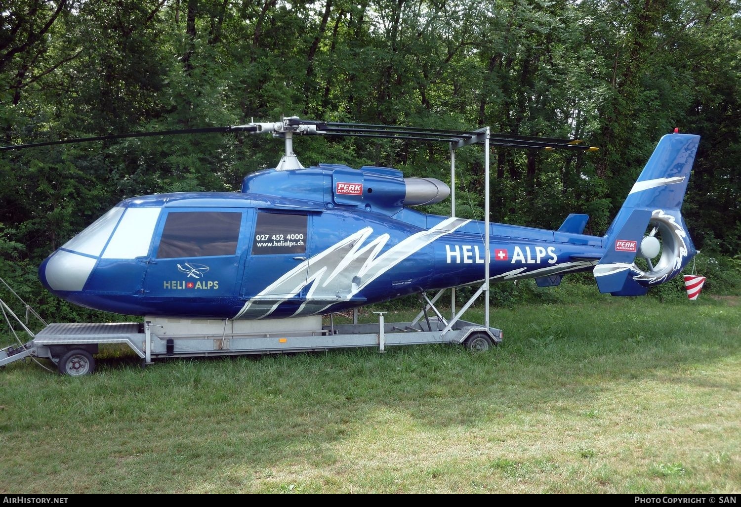 Aircraft Photo of No Reg | Aerospatiale SA-360C Dauphin | Heli Alps | AirHistory.net #829419