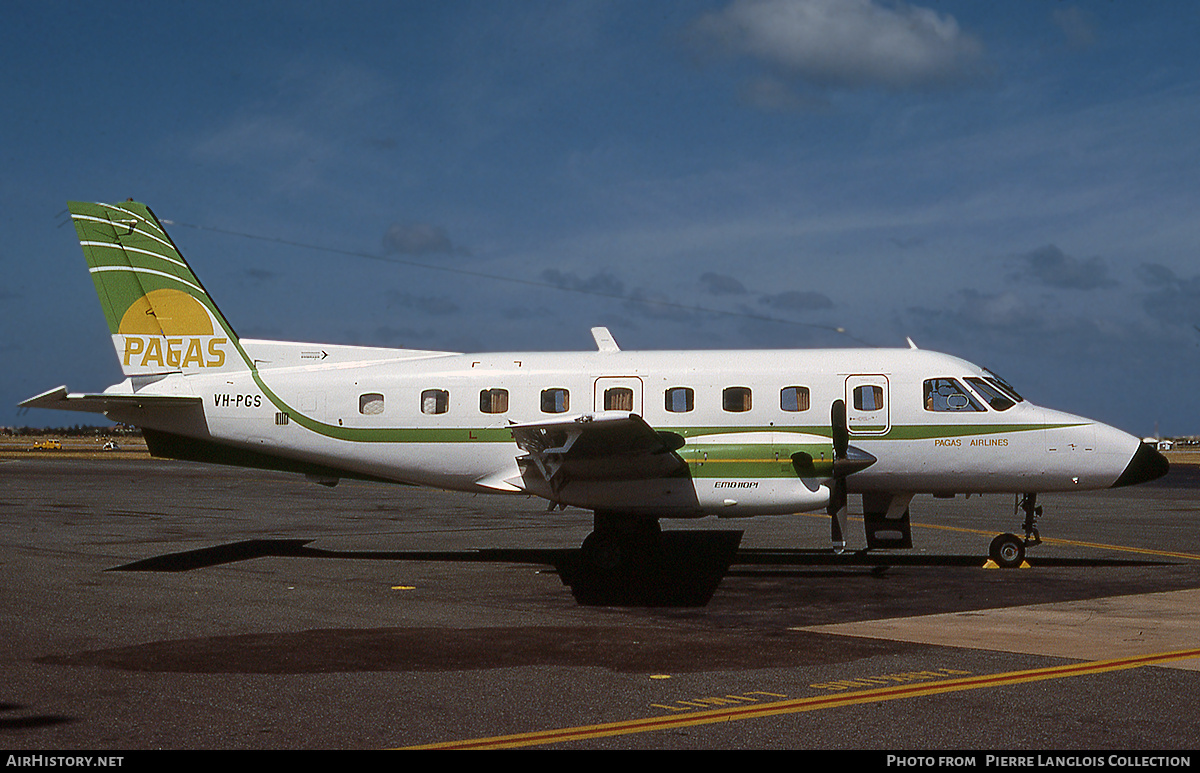 Aircraft Photo of VH-PGS | Embraer EMB-110P1 Bandeirante | Pagas Airlines | AirHistory.net #829420