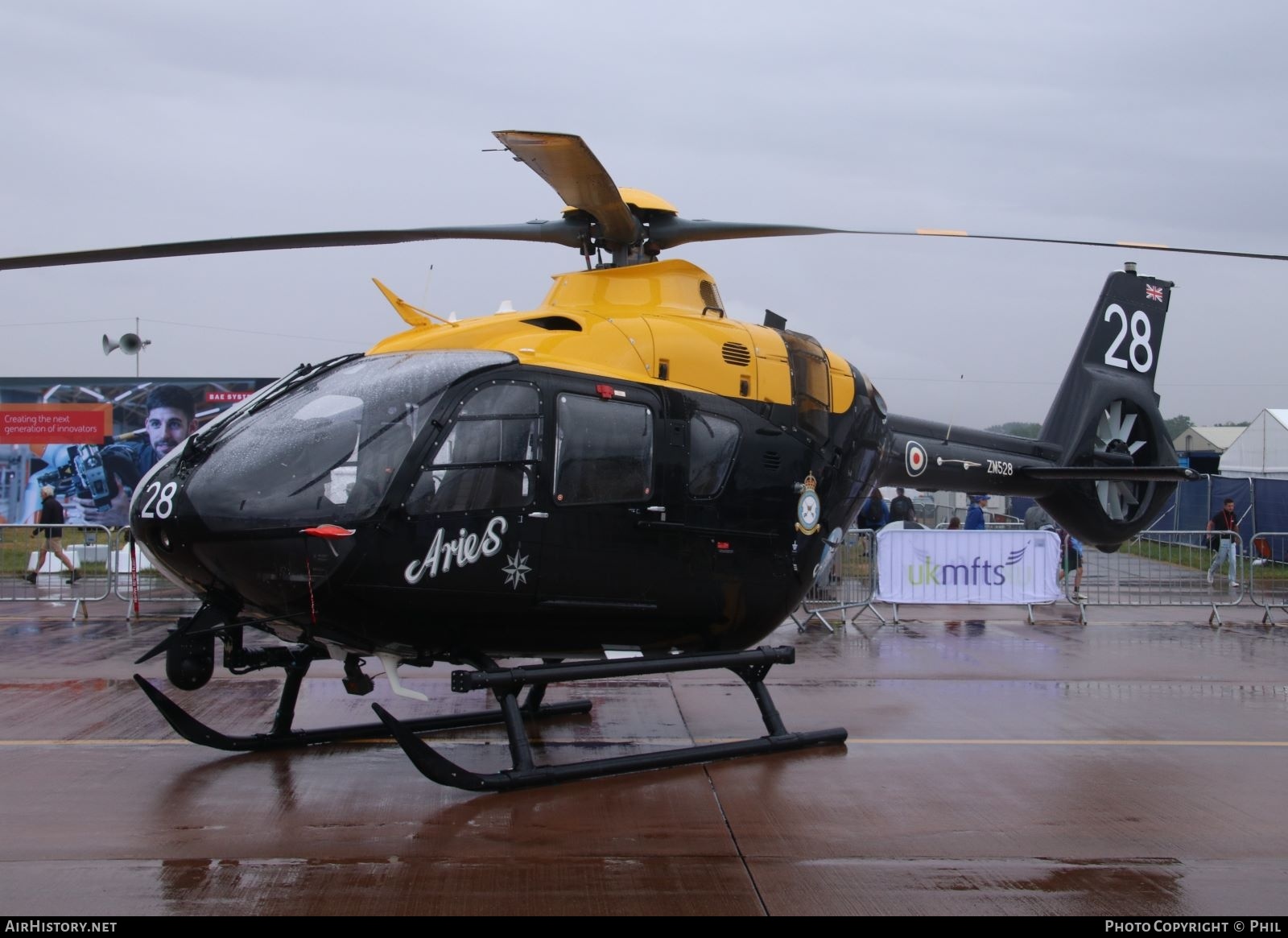 Aircraft Photo of ZM528 | Eurocopter EC-135T-3 Juno T1 | UK - Air Force | AirHistory.net #829441