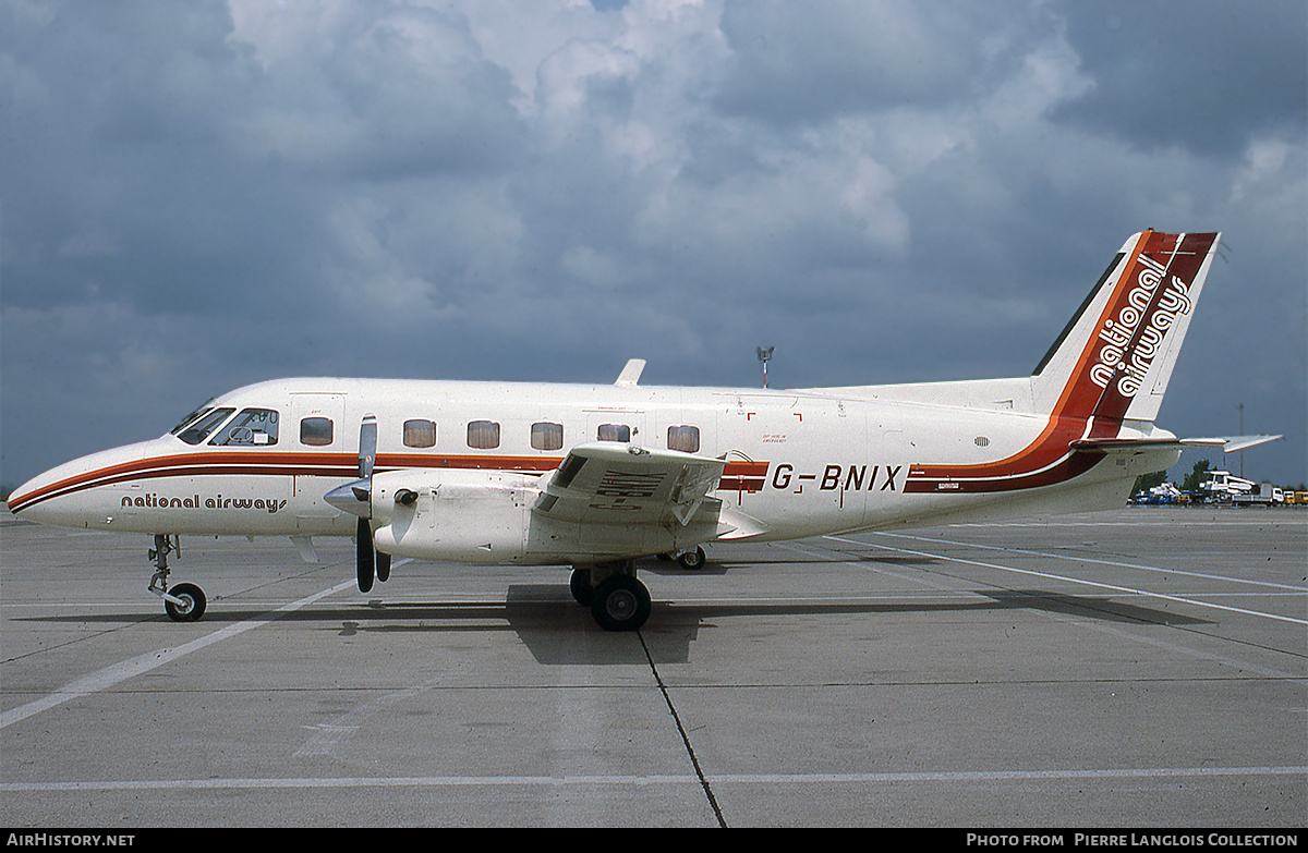 Aircraft Photo of G-BNIX | Embraer EMB-110P1 Bandeirante | National Airways | AirHistory.net #829442