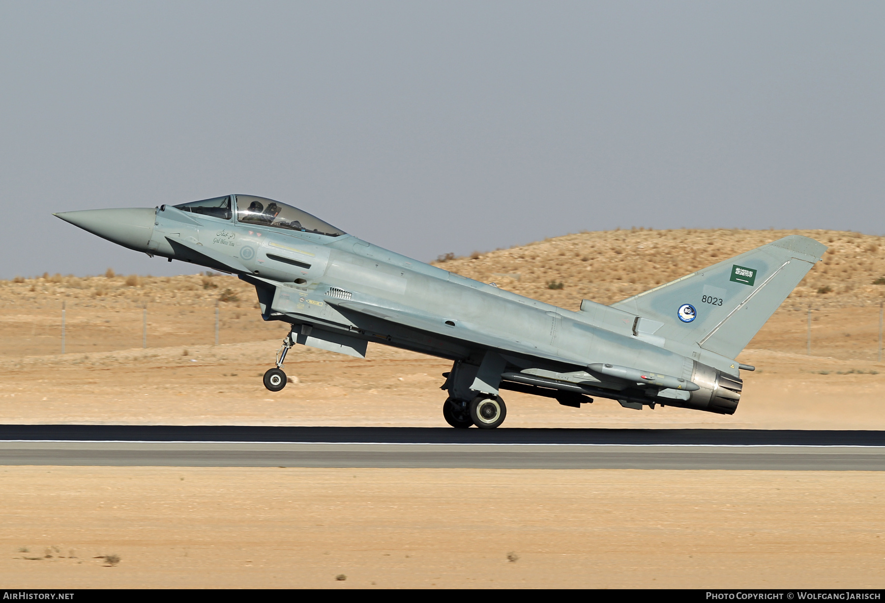 Aircraft Photo of 8023 | Eurofighter EF-2000 Typhoon | Saudi Arabia - Air Force | AirHistory.net #829456