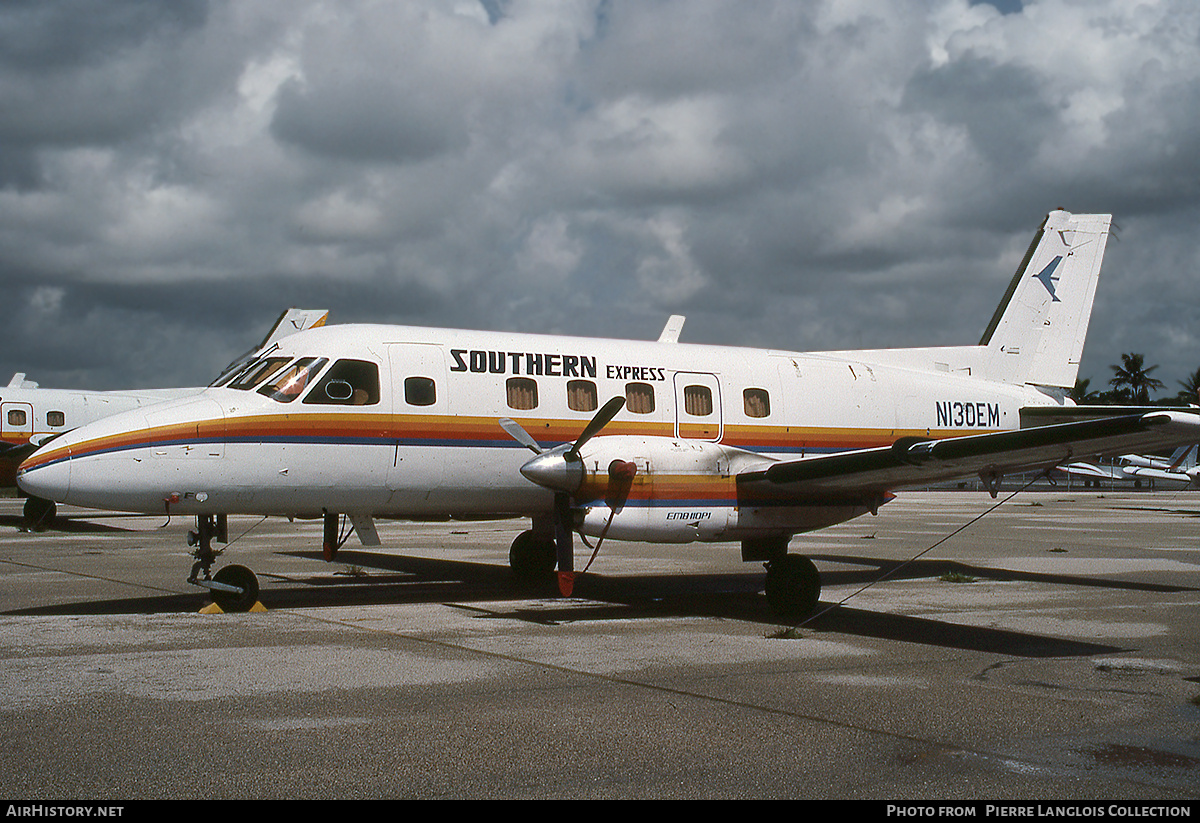 Aircraft Photo of N130EM | Embraer EMB-110P1 Bandeirante | Southern Express | AirHistory.net #829459