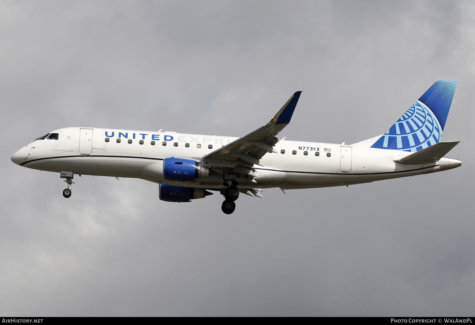 Aircraft Photo of N773YX | Embraer ERJ-175LR (ERJ-170-200 LR) | United Express | AirHistory.net #829465