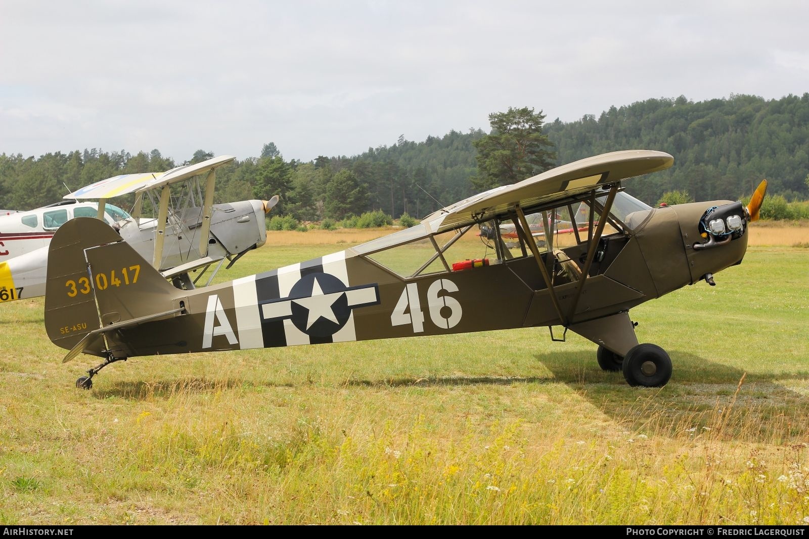 Aircraft Photo of SE-ASU / 43-30417 | Piper L-4H Grasshopper (J-3C) | USA - Army | AirHistory.net #829466