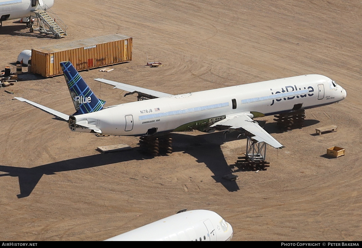 Aircraft Photo of N178JB | Embraer 190AR (ERJ-190-100IGW) | JetBlue Airways | AirHistory.net #829470
