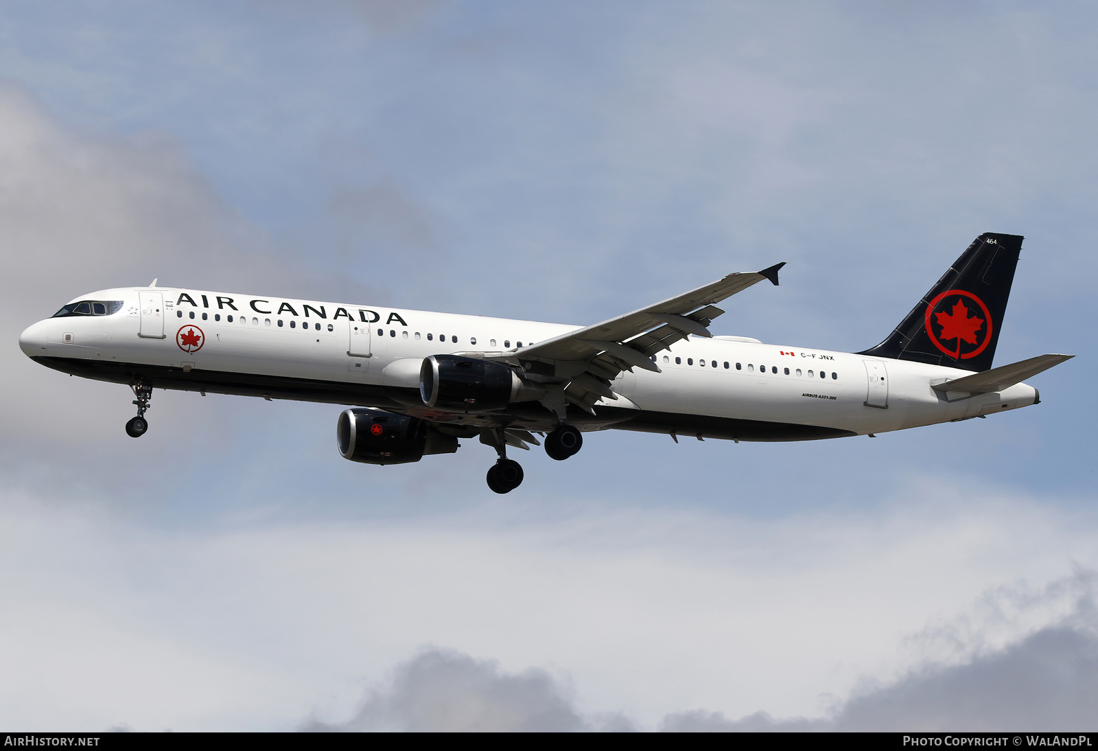 Aircraft Photo of C-FJNX | Airbus A321-211 | Air Canada | AirHistory.net #829475