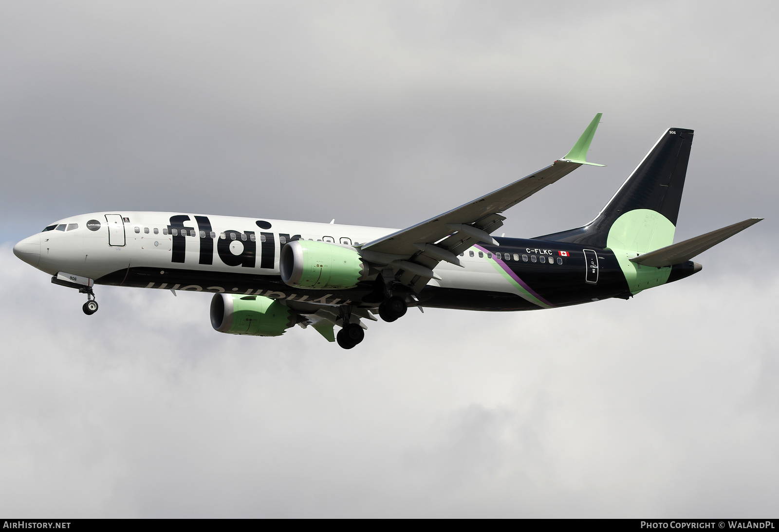 Aircraft Photo of C-FLKC | Boeing 737-8 Max 8 | Flair Airlines | AirHistory.net #829477