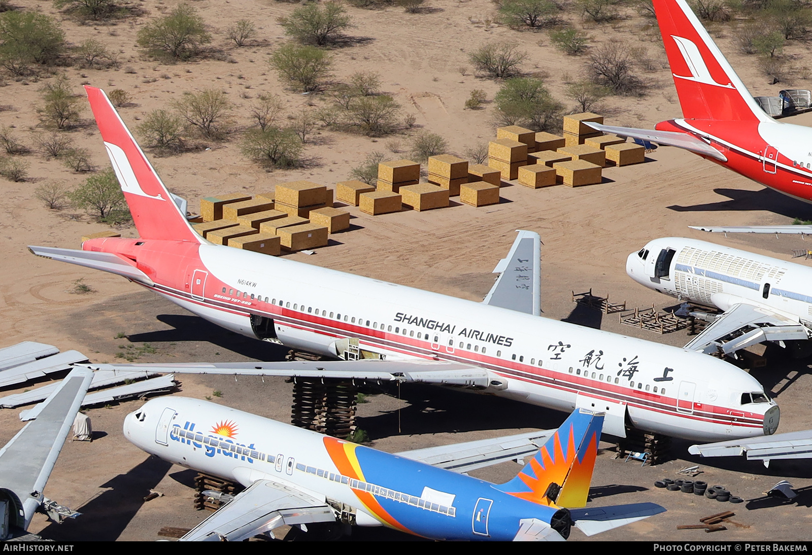 Aircraft Photo of N614KW | Boeing 767-36D | Shanghai Airlines | AirHistory.net #829494