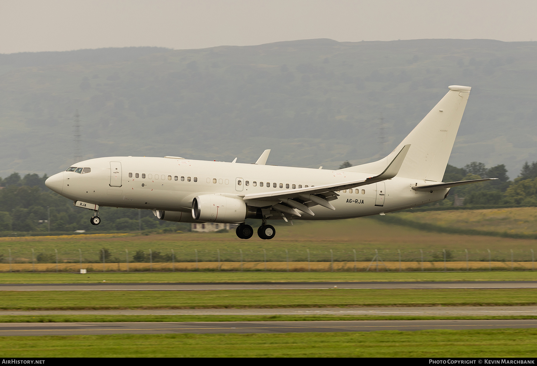 Aircraft Photo of A6-RJA | Boeing 737-7KK BBJ | AirHistory.net #829505