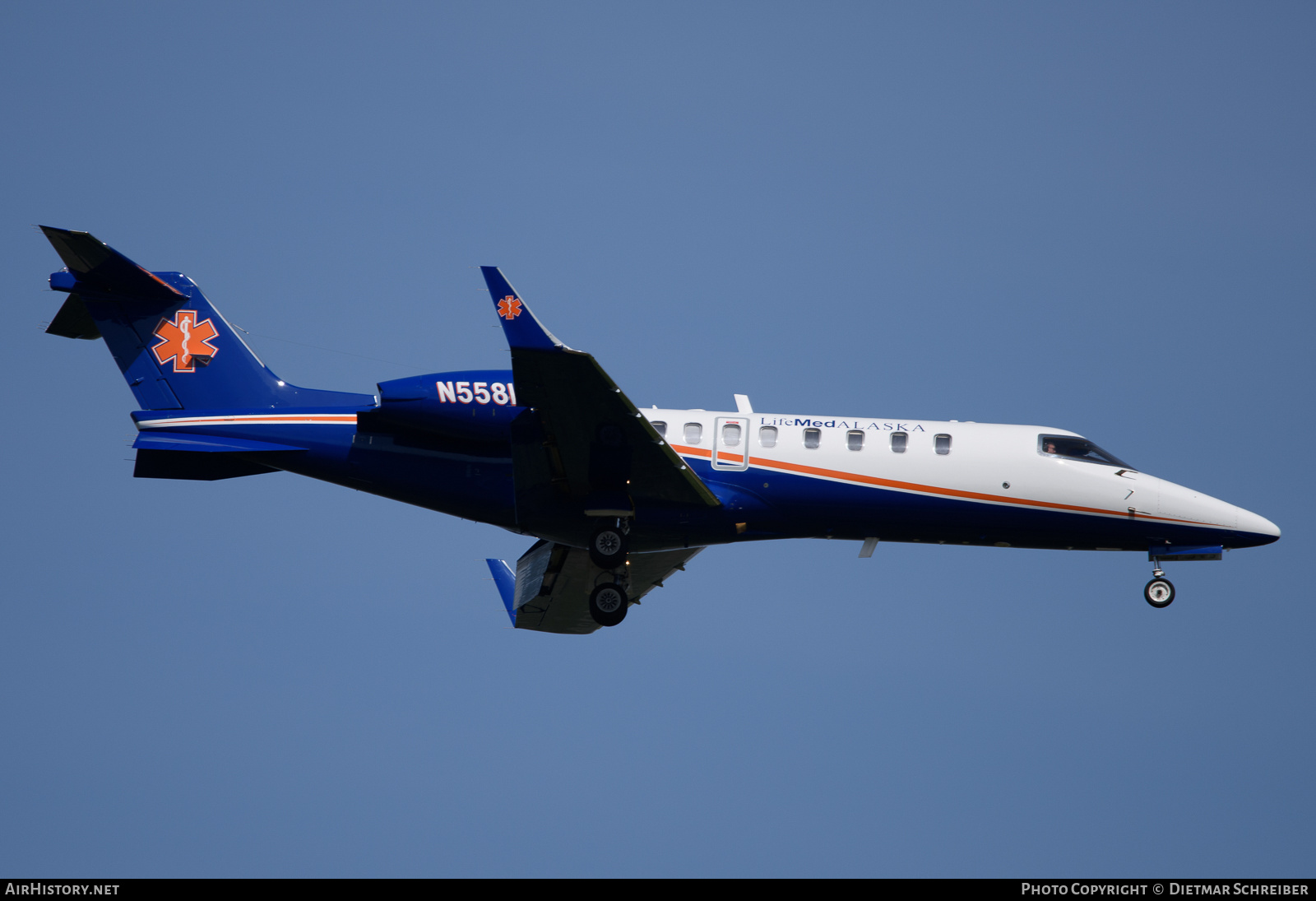 Aircraft Photo of N558LM | Learjet 45 | LifeMed Alaska | AirHistory.net #829522