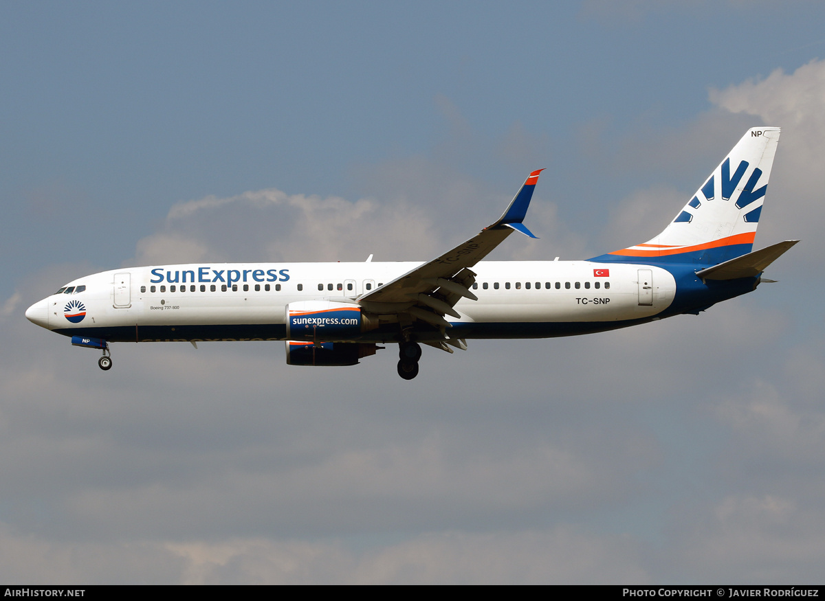 Aircraft Photo of TC-SNP | Boeing 737-8HC | SunExpress | AirHistory.net #829545