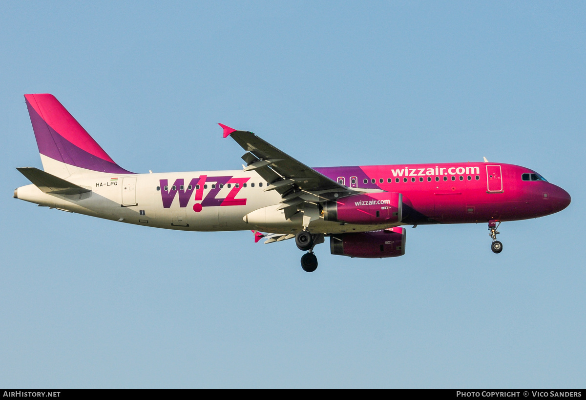 Aircraft Photo of HA-LPQ | Airbus A320-232 | Wizz Air | AirHistory.net #829550