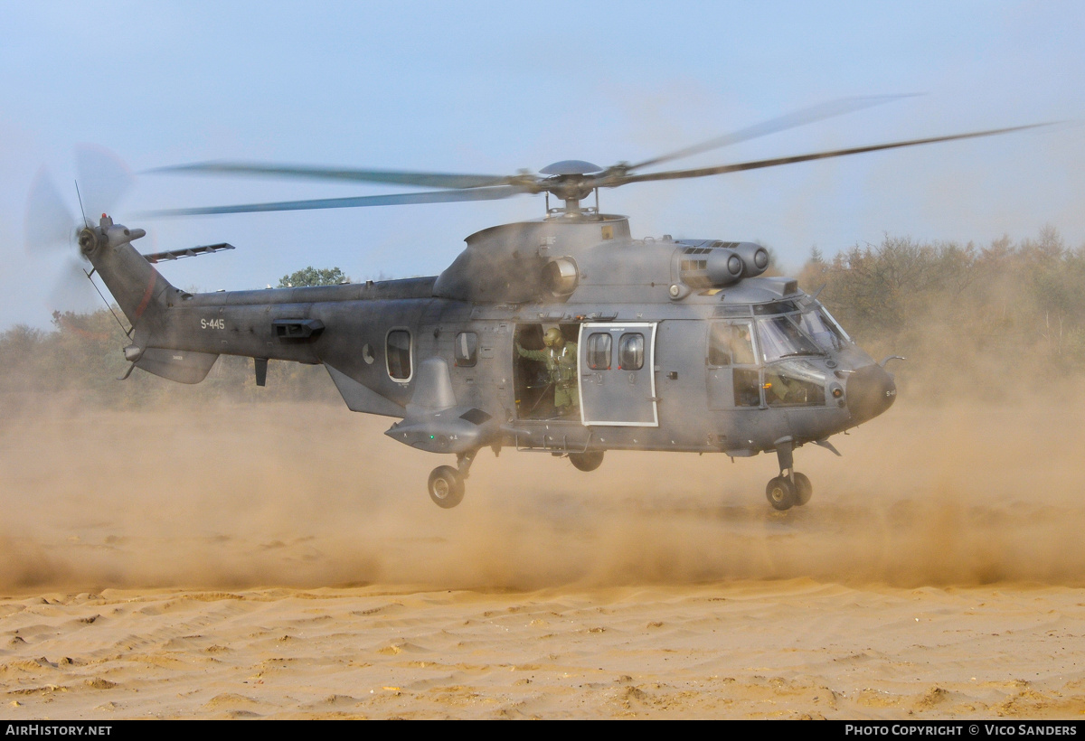 Aircraft Photo of S-445 | Eurocopter AS-532U2 Cougar Mk2 | Netherlands - Air Force | AirHistory.net #829554