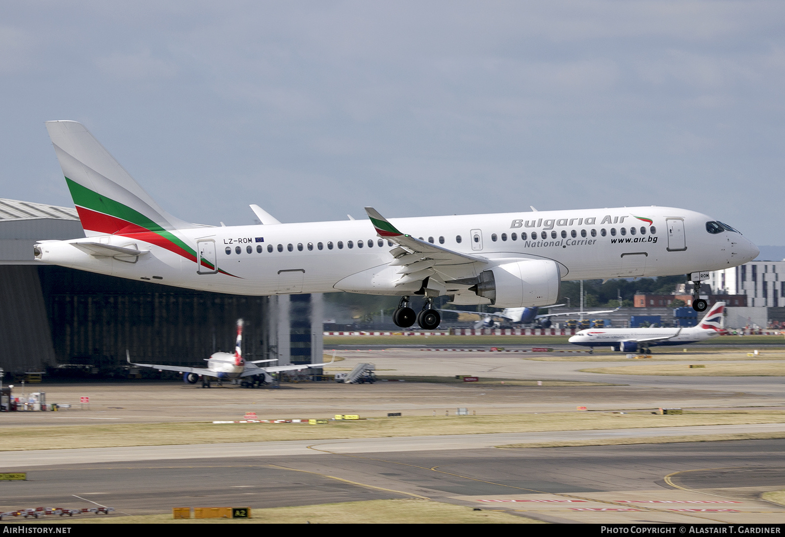 Aircraft Photo of LZ-ROM | Airbus A220-371 (BD-500-1A11) | Bulgaria Air | AirHistory.net #829566