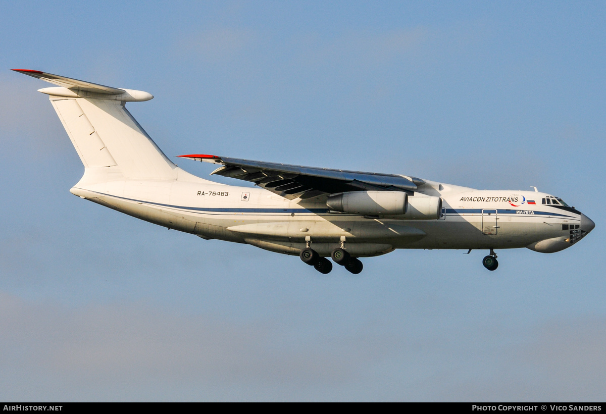 Aircraft Photo of RA-76483 | Ilyushin Il-76TD | Aviacon Zitotrans | AirHistory.net #829573