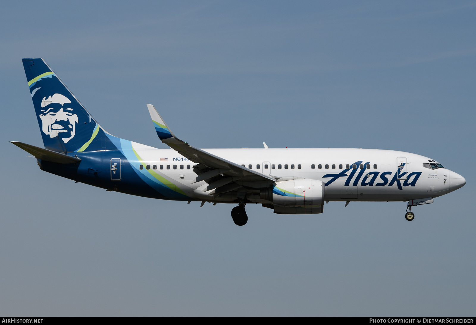 Aircraft Photo of N614AS | Boeing 737-790 | Alaska Airlines | AirHistory.net #829604