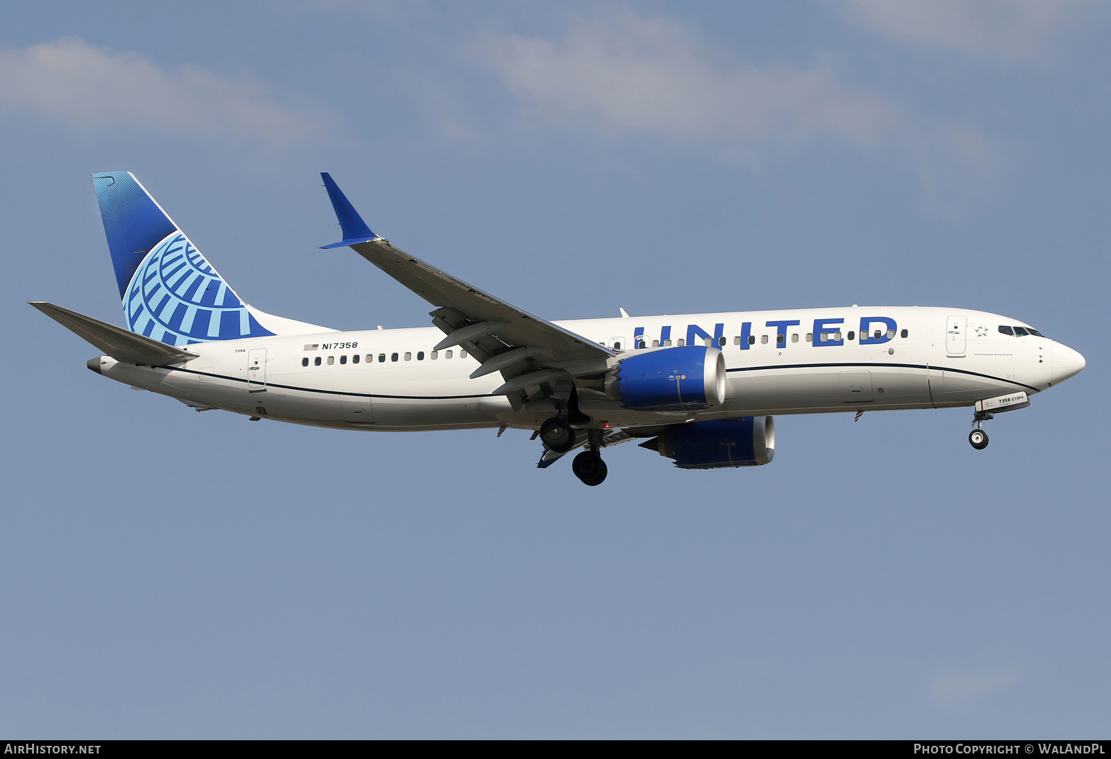 Aircraft Photo of N17358 | Boeing 737-8 Max 8 | United Airlines | AirHistory.net #829607